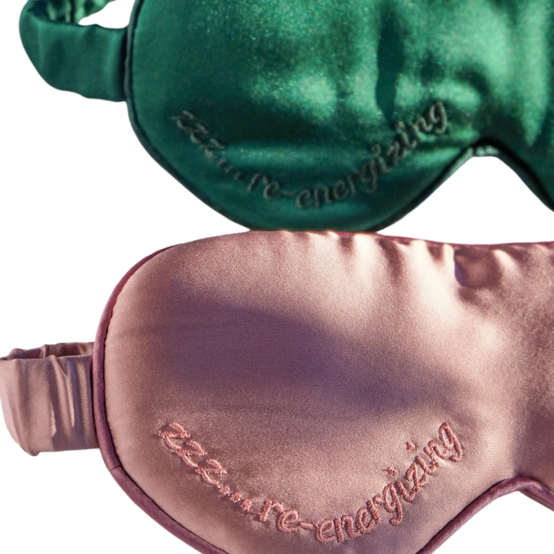 Mulberry Silk Sleep Mask & Scrunchie Set